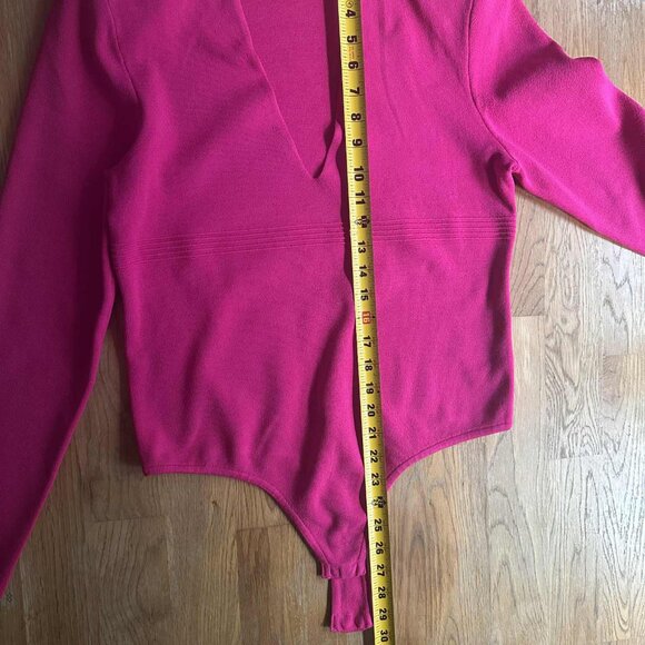 Womens Large Pink Express Bodysuit - Picture 9 of 14